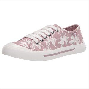 Rocket Dog Pale Pink Palms Jumpin' Surfside Canvas Sneakers Women US 9